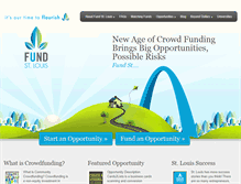 Tablet Screenshot of fundstlouis.org